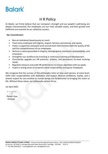 HR Policy