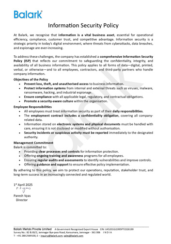 Information Security Policy