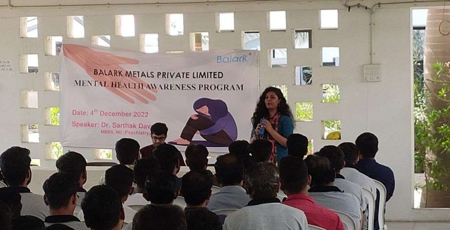 Balark Metals Private Limited Mental Health Awareness Seminar and Consultation at Balark